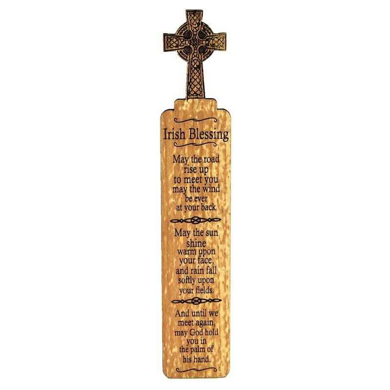 Wooden Wall Plaque With Irish Home Blessing