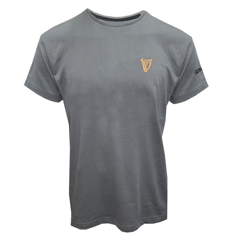Guinness Grey Harp Emblem T-Shirt