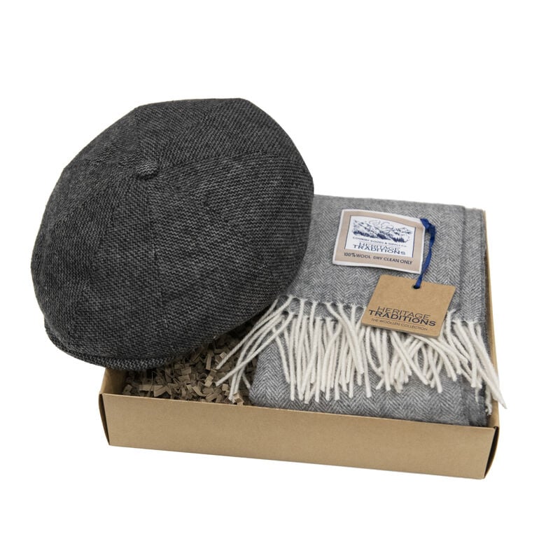 Two Tone Gold And Silver Celtic Trinity Knot Triangular Drop Earrings