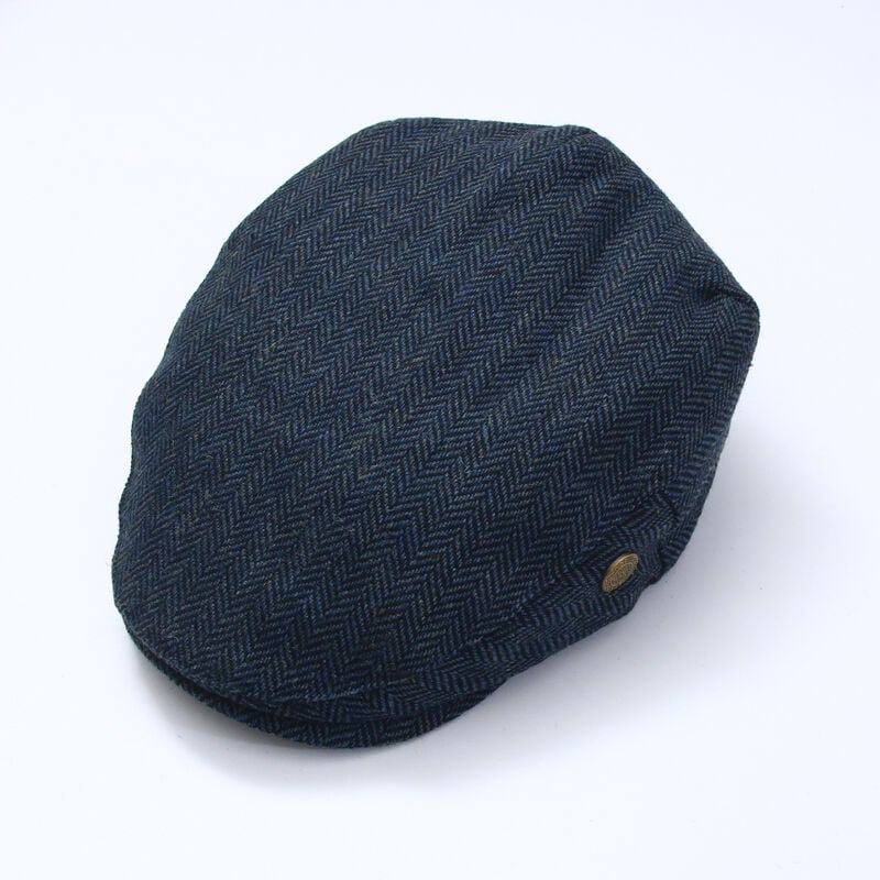 Tweed Hat Countryman Navy Patchwork