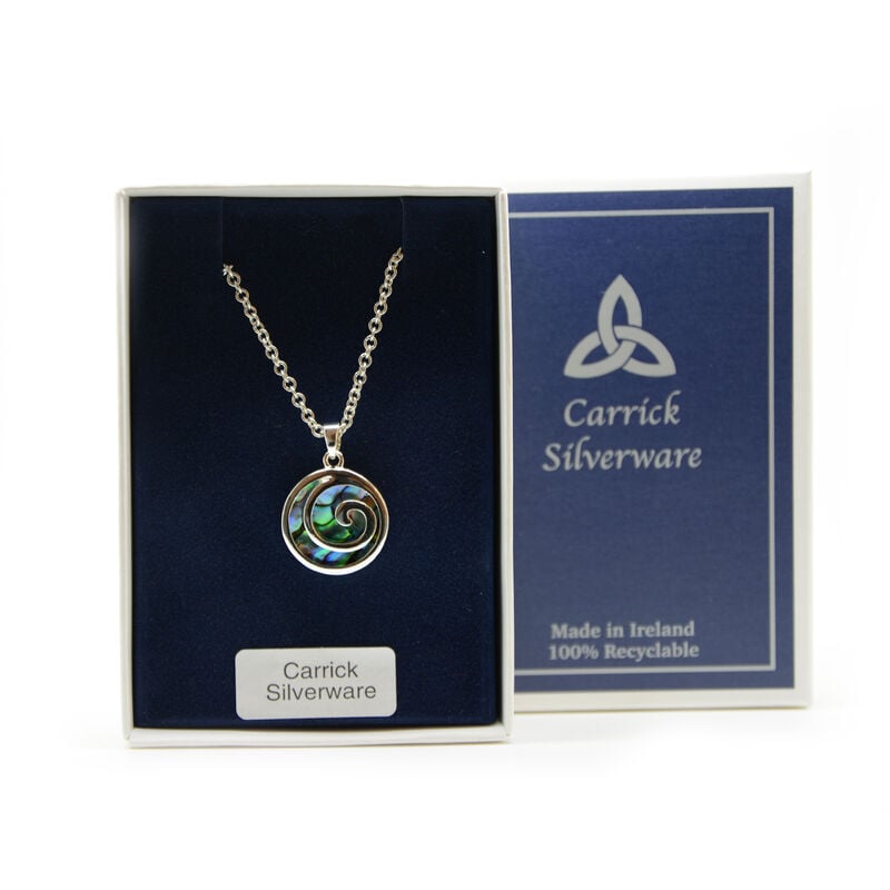 Silver Plated Carrick Silverware Trinity Knot Tree of Life Pendant