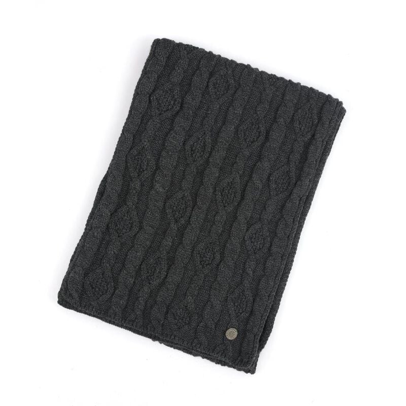 Celtic Weave Scarf Grey