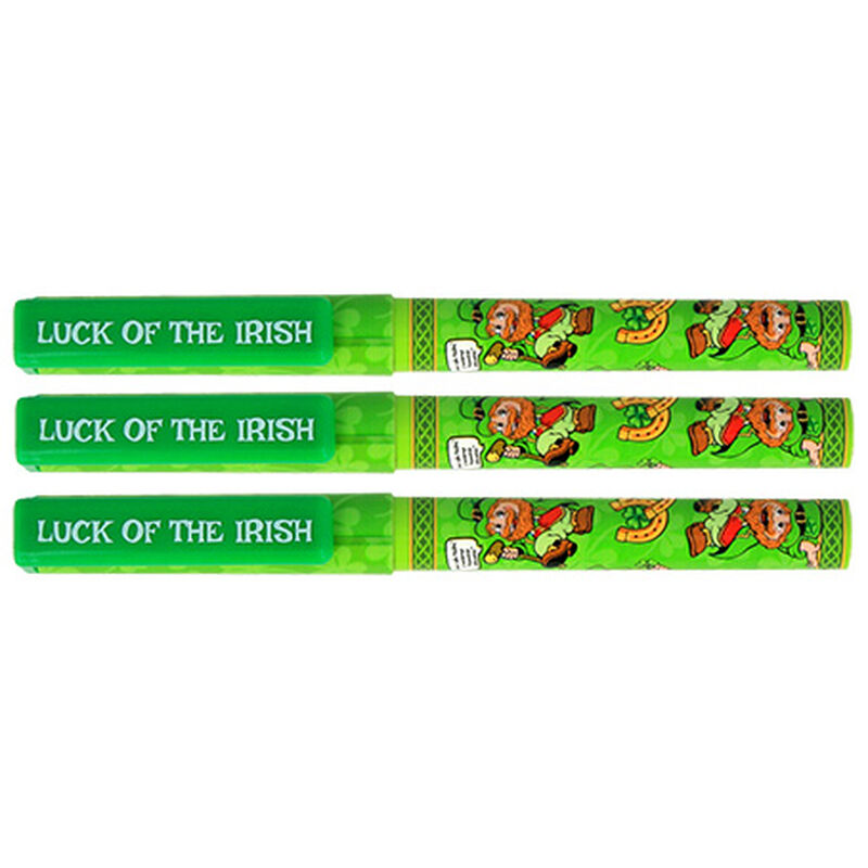 Paddy O'Shamrock Leprechaun Design Ireland Pen Set of 3