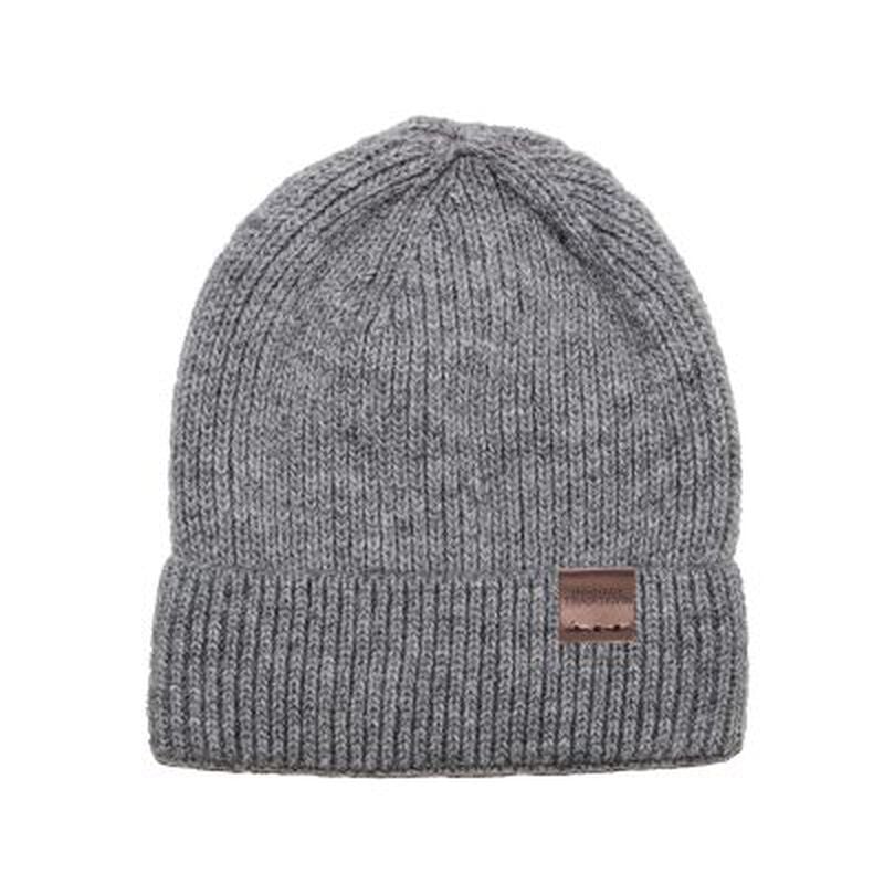 Heritage Traditions Fisherman Rib Beanie Hat Oxford Grey Colour