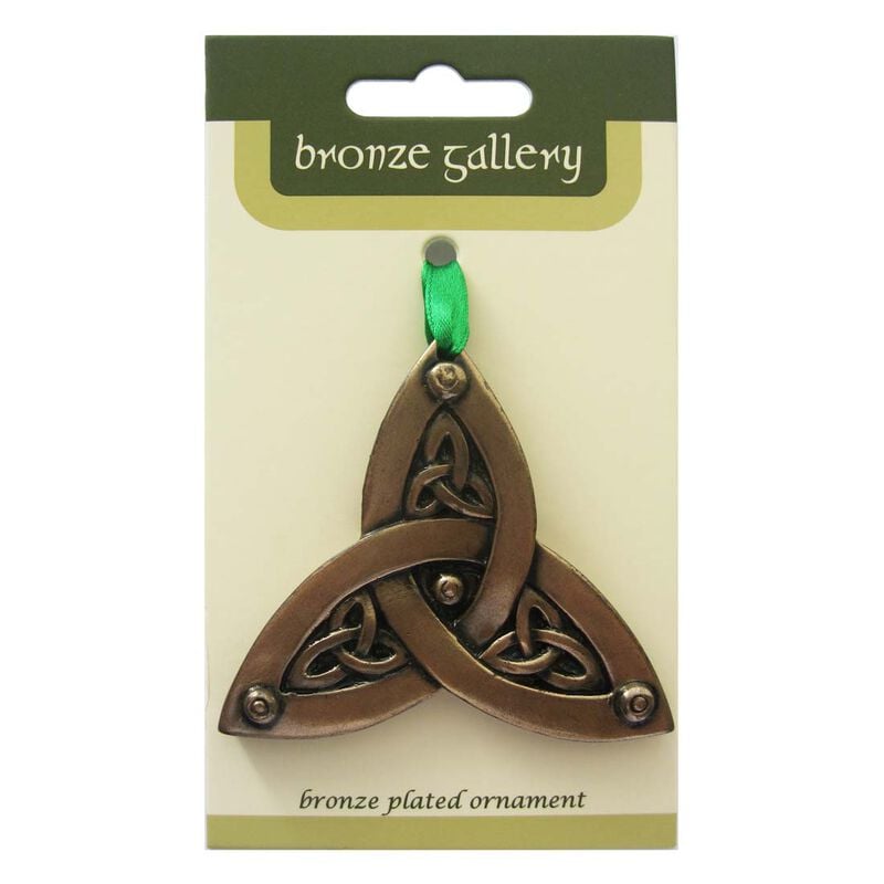 Trinity Knot Wide Celtic Band Ring