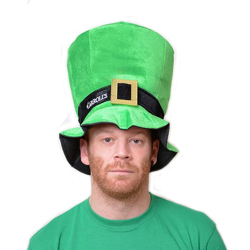 Green Leprechaun Top Hat With Gold Buckle