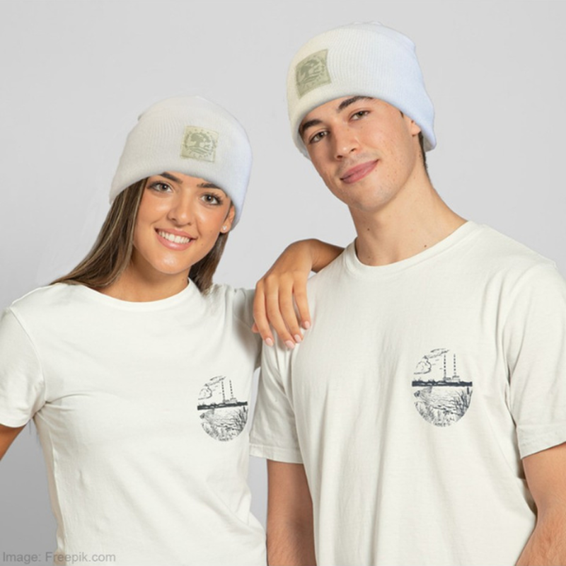 Green Island Cream Unisex Knit Hat