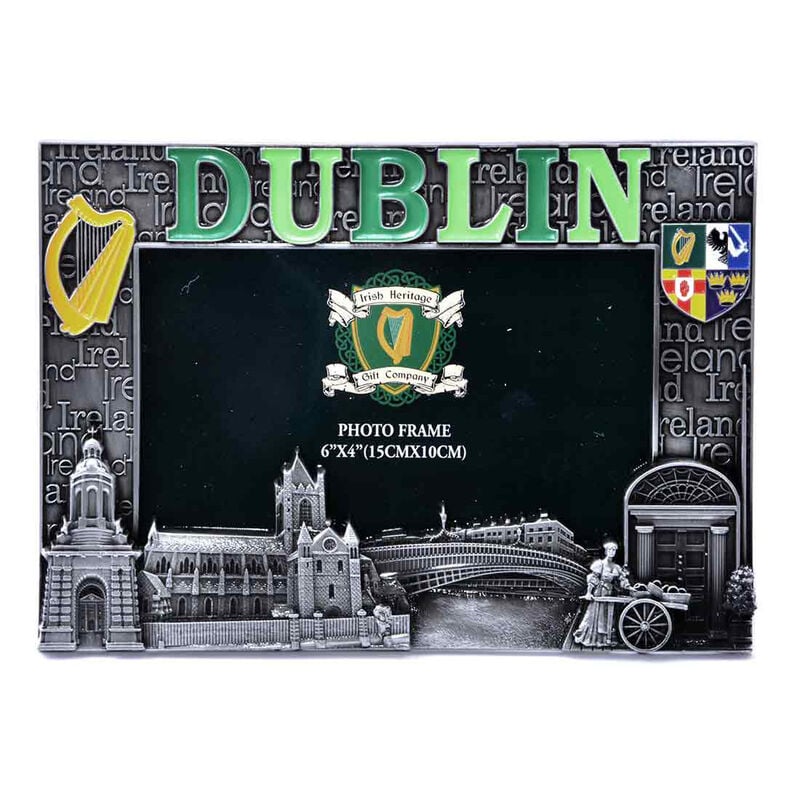 Dublin Designed Metal Picture Frame  6&rdquo; X 4&rdquo;