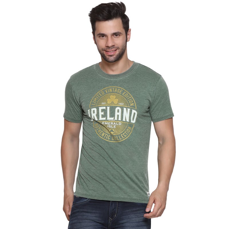 Limited Vintage Ireland Unisex T-shirts- Burnout Green