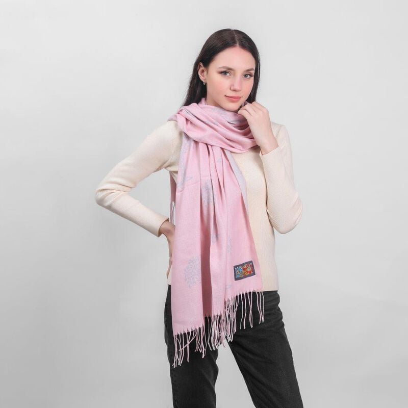 Celtic Tree Scarf Pink