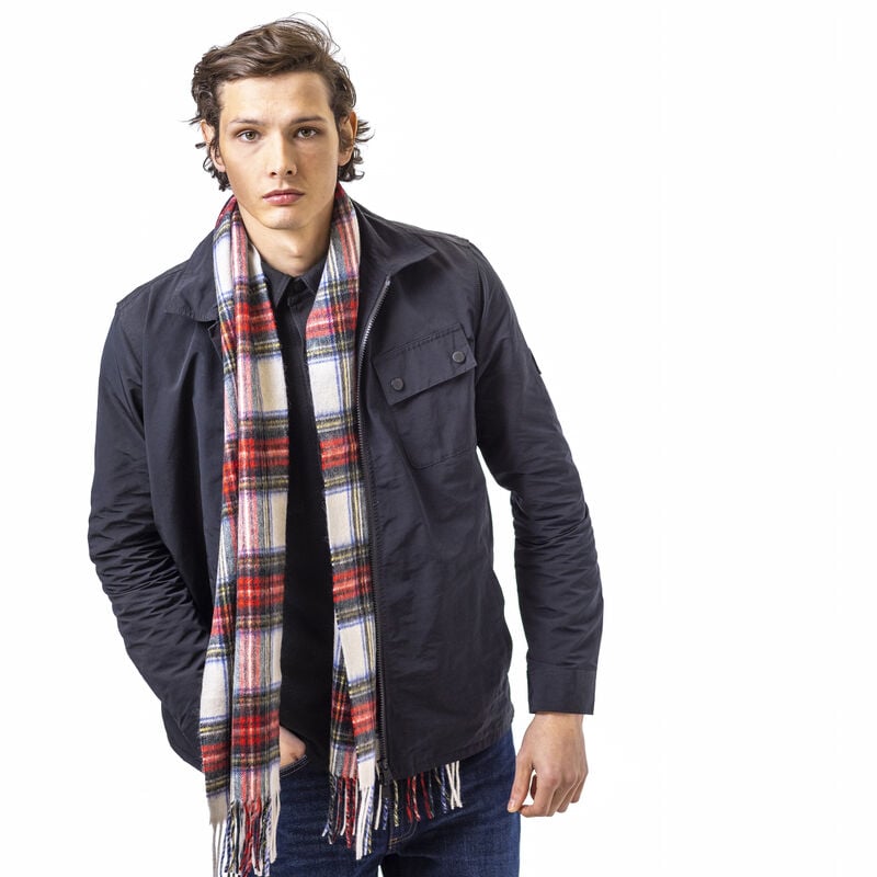 Carrolls Irish Designs Wool Scarf  White Colour