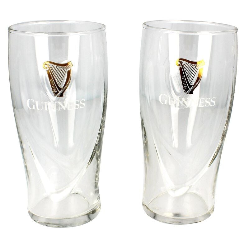 Guinness 20oz Gravity Pint Glass - 2 Pack