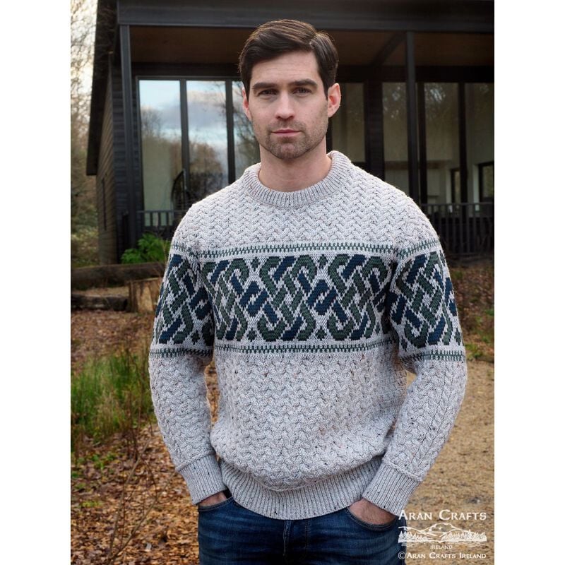 Aran Crafts Unisex Jacquard Sweater