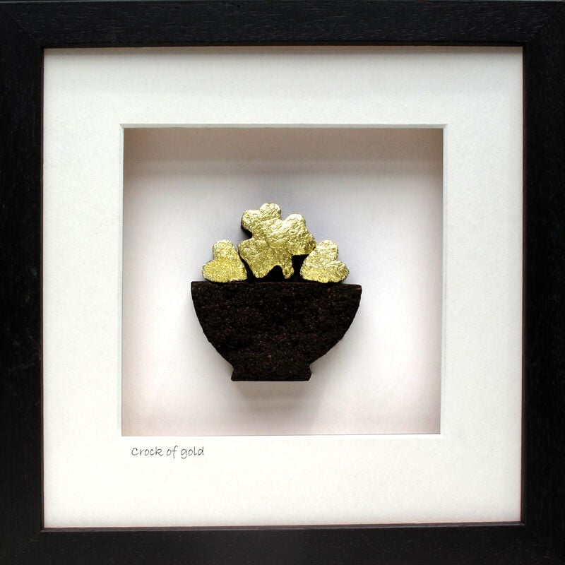 Bog Buddies Crock of Gold Framed