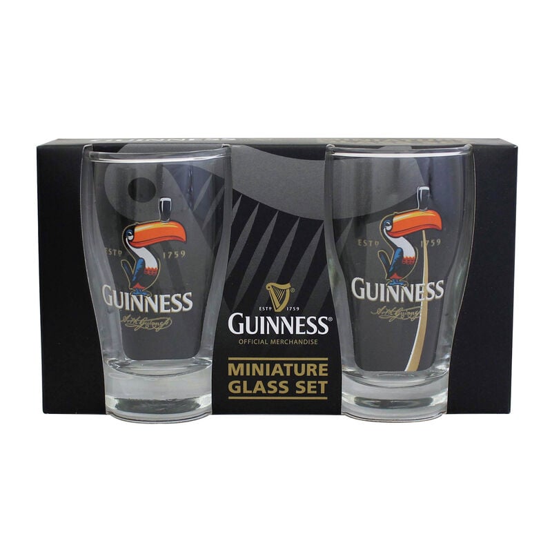 Miniature Pint Glass (2 Pack) - Toucan