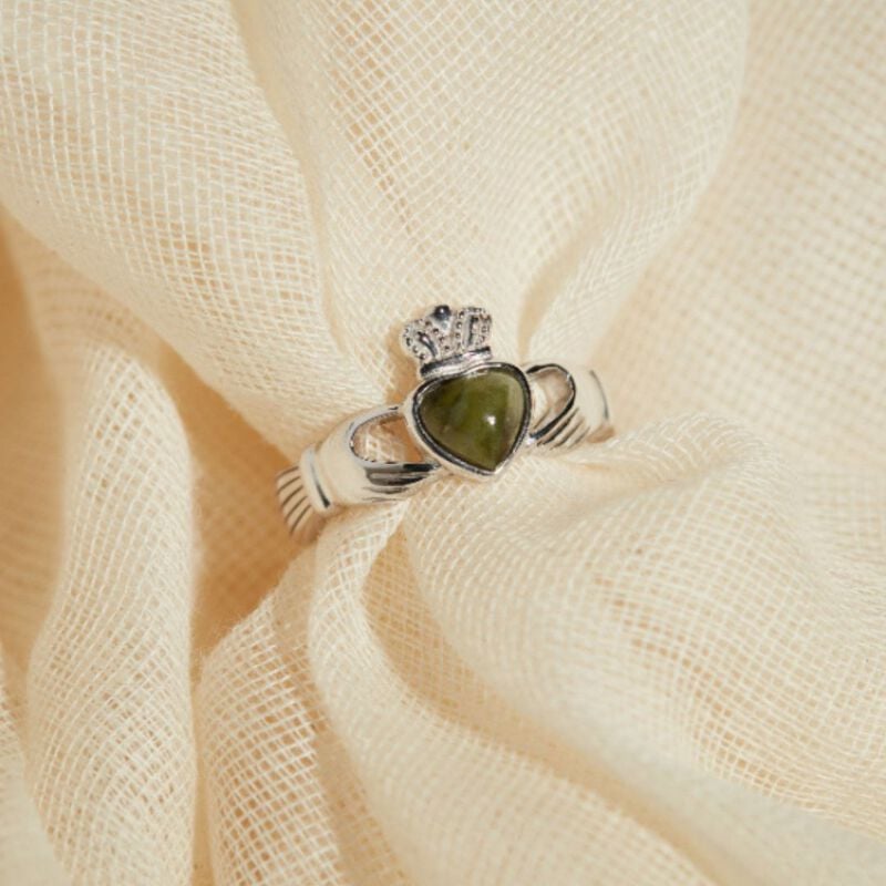 Hallmarked Claddagh Ring