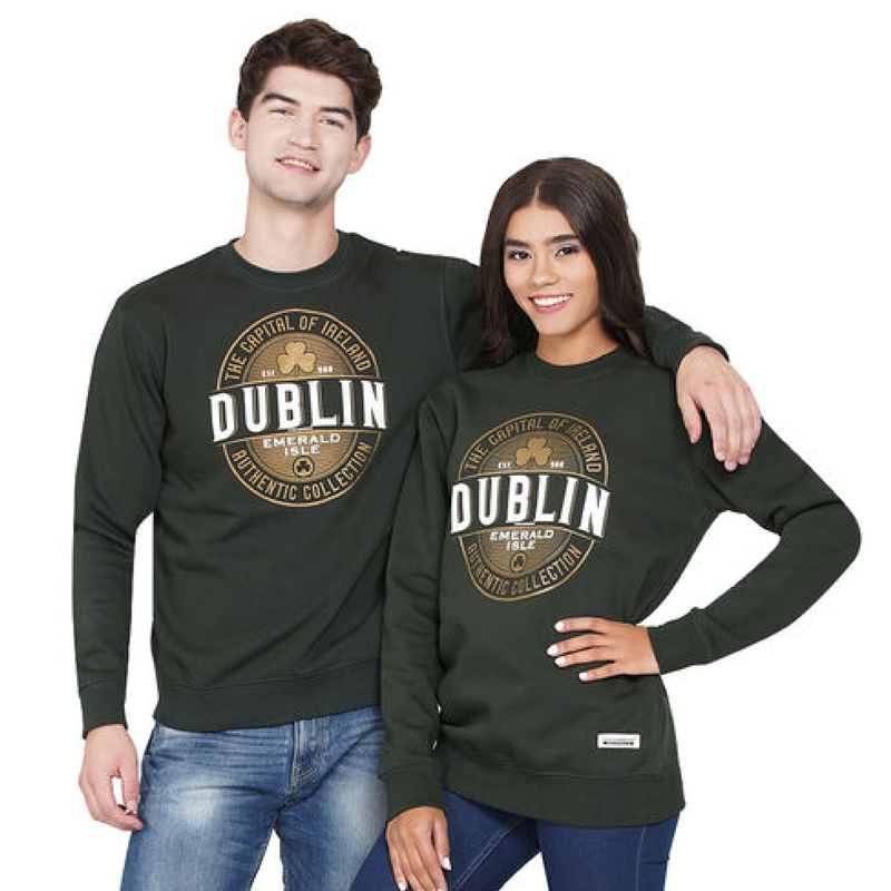 Capital Dublin Unisex Sweater Forest Green