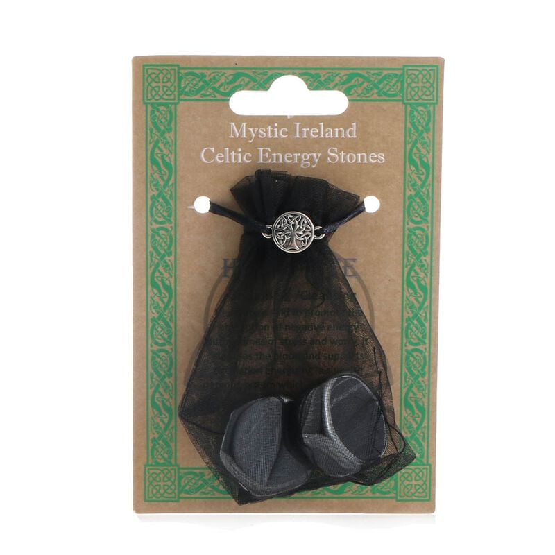 Mystic Ireland Celtic Energy Stones &ndash; Hematite Bagged Stones