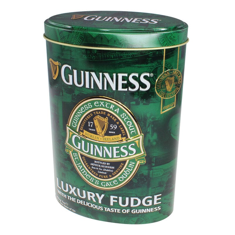 Guinness Ireland Collection Luxury Fudge In Oval Shaped Tin  200G