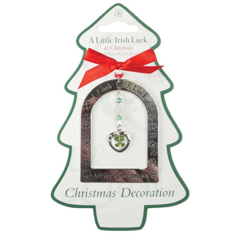 4 Leaf Clover Heart Style Christmas Decoration