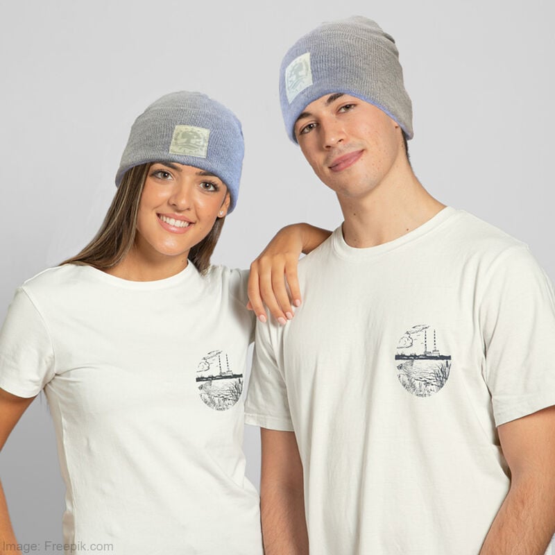 Green Island Ash Grey Unisex Knit Hat