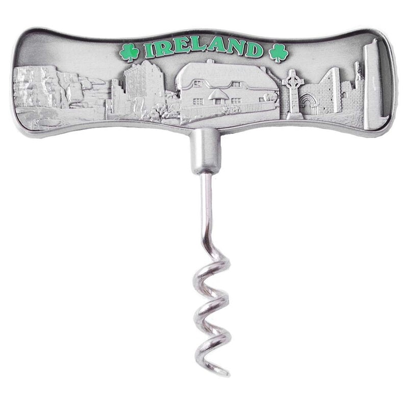 Ireland Design Corkscrew Metal Bottle Opener