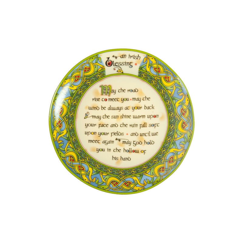 Ceramic Irish Blessing Display Plate 10Cm