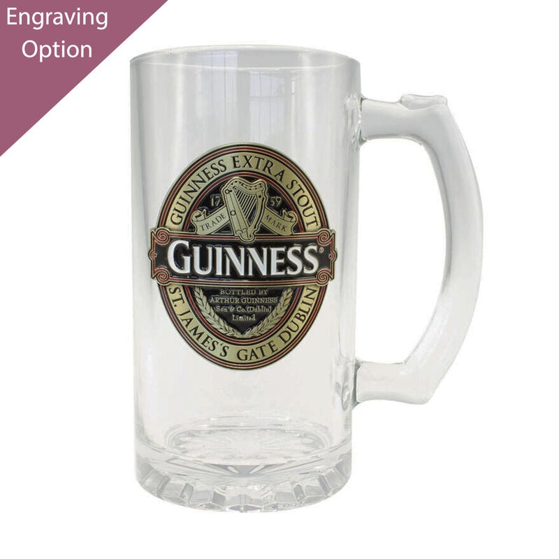 Guinness Tankard With Guinness Classic Collection Red And Black Label Design