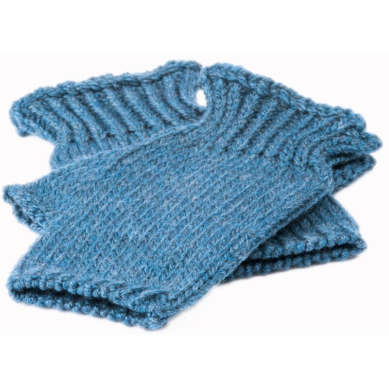 Aran Woollen Fingerless Mittens