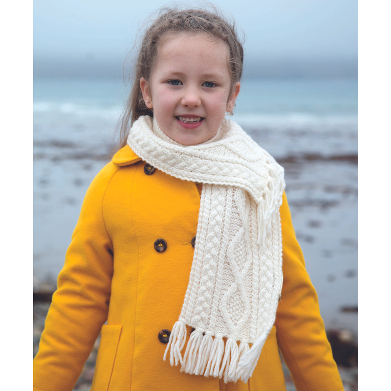Kiddies Scarf- Natural