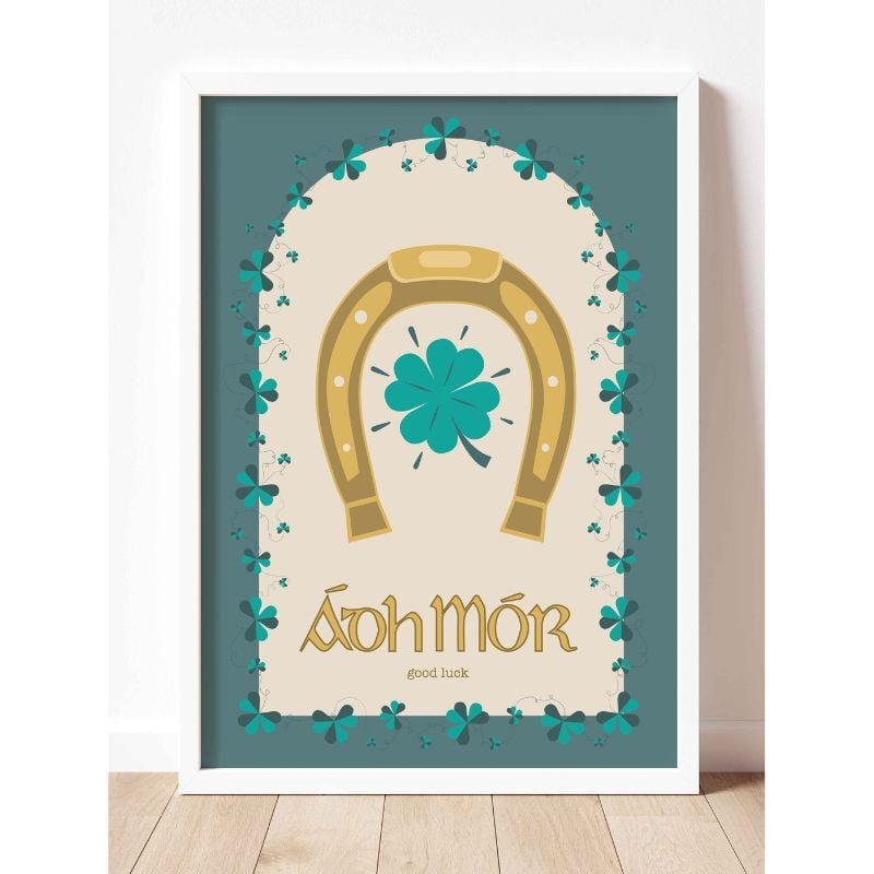 Prints of Ireland Landmarks of Dublin A4 Print