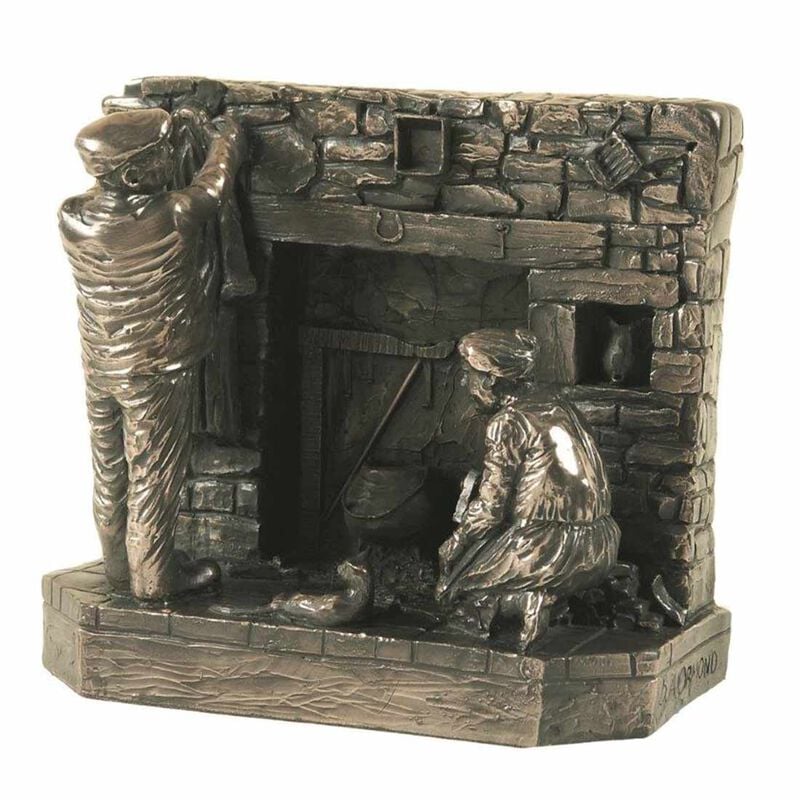 6&rdquo; Works Done Bronze Statue