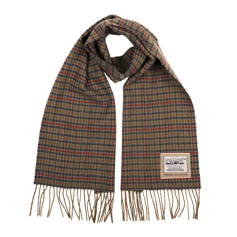 Heritage Traditions Pure Wool Houndstooth Scarf