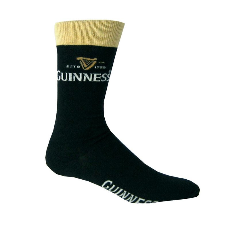 Black And Beige Luxury Guinness Socks