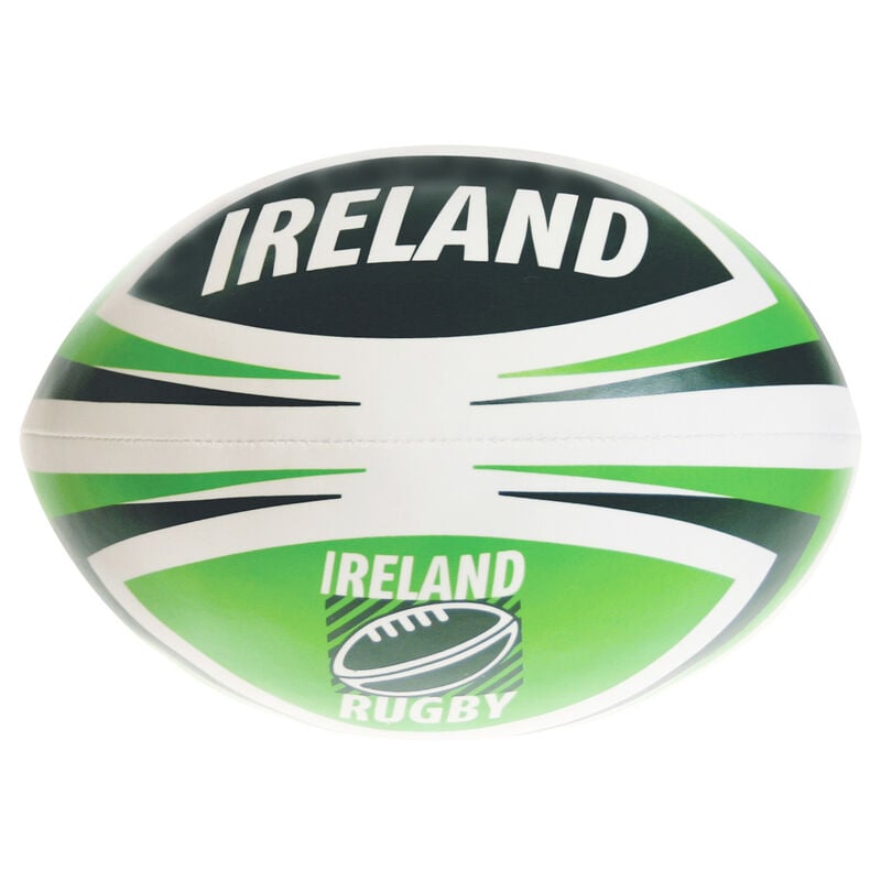 Ireland Green And Black Mini Soft Rugby Ball