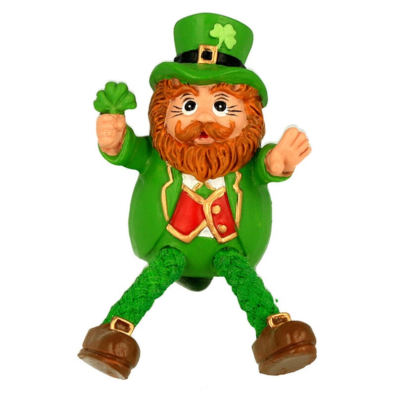 Paddy O'Shamrock Leprechaun Design Ireland String Legs Figurine Magnet