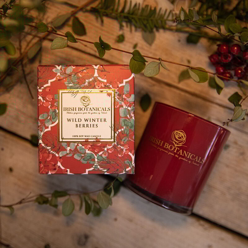 Irish Botanicals Wild Winter Berries Candle