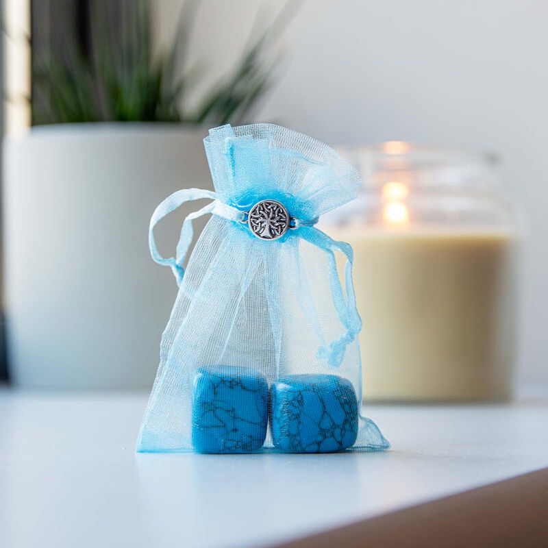 Mystic Ireland Celtic Energy Stones &ndash; Turquoise Bagged Stones