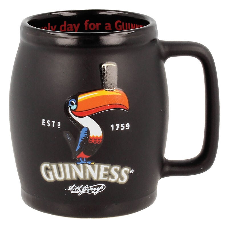Official Guinness Ceramic Shot Glass With Toucan And Pint Glass Design