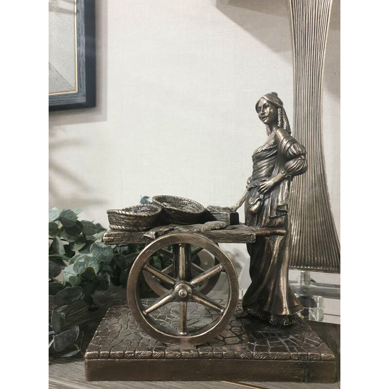6.5&rdquo; Molly Malone Bronze Statue