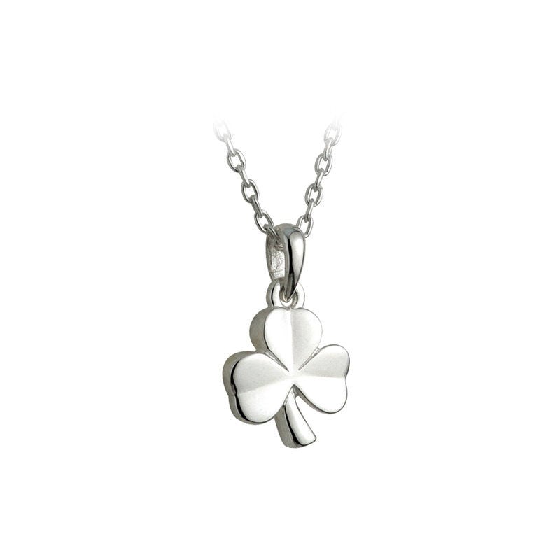Hallmarked Sterling Silver Kid's Shamrock Pendant