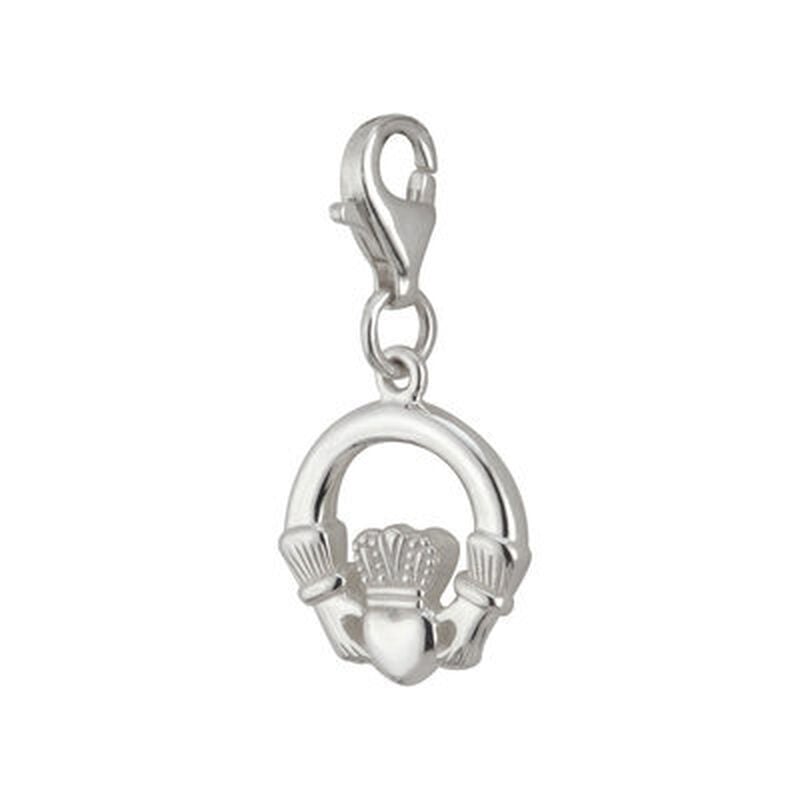 Hallmarked Sterling Silver Claddagh Charm