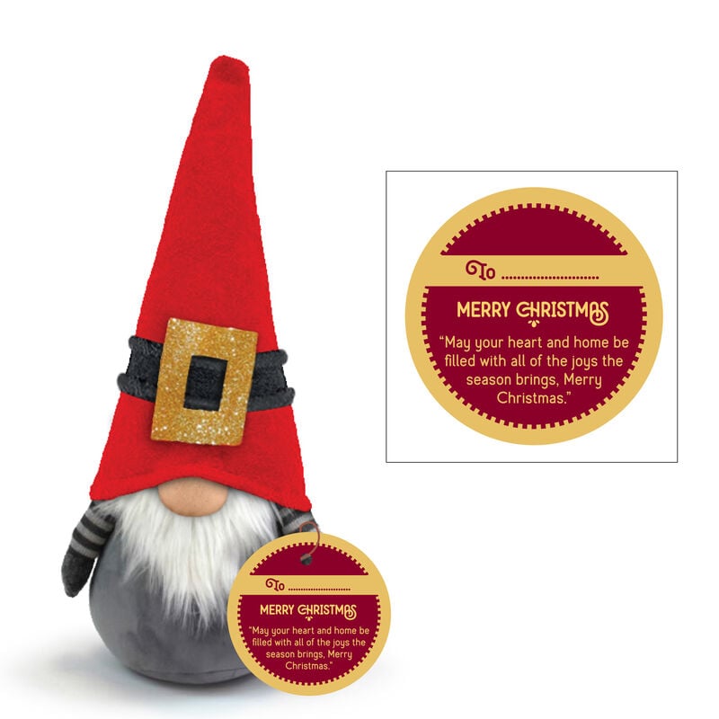 Nordic Christmas Gonk With Santa's Hat Design