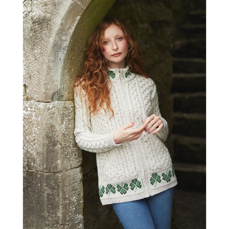 Merino Wool Zip Cardigan