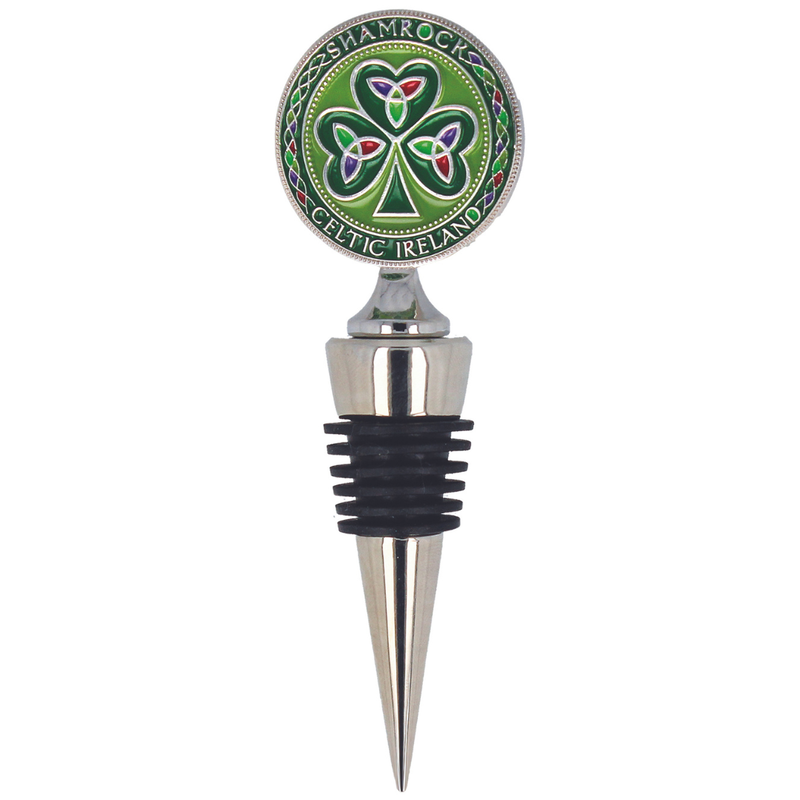 Irish Bottle Stopper- Shamrock