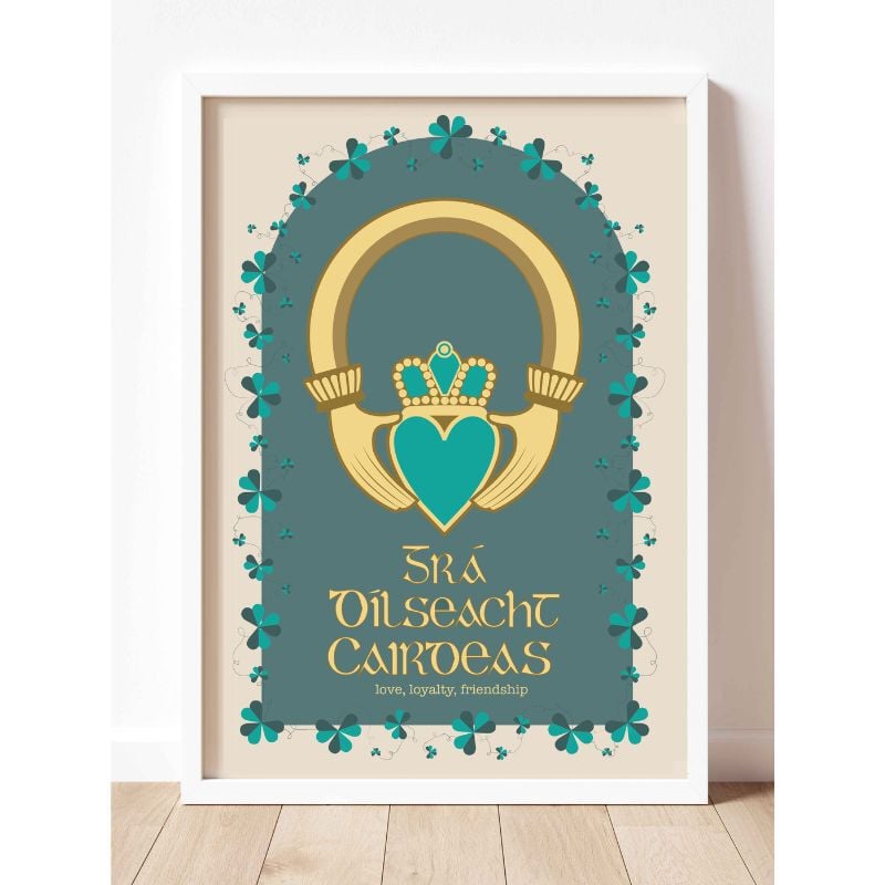 Prints of Ireland Sl&aacute;inte A5 Print