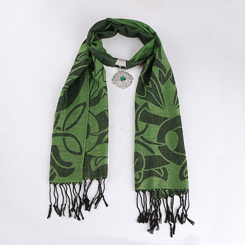 Celtic Jewellery Trinity Scarf Green