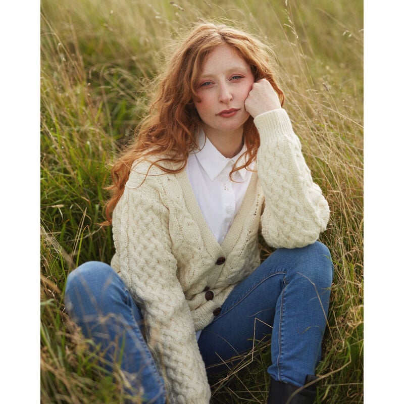 Merino Wool V-Neck Cardigan