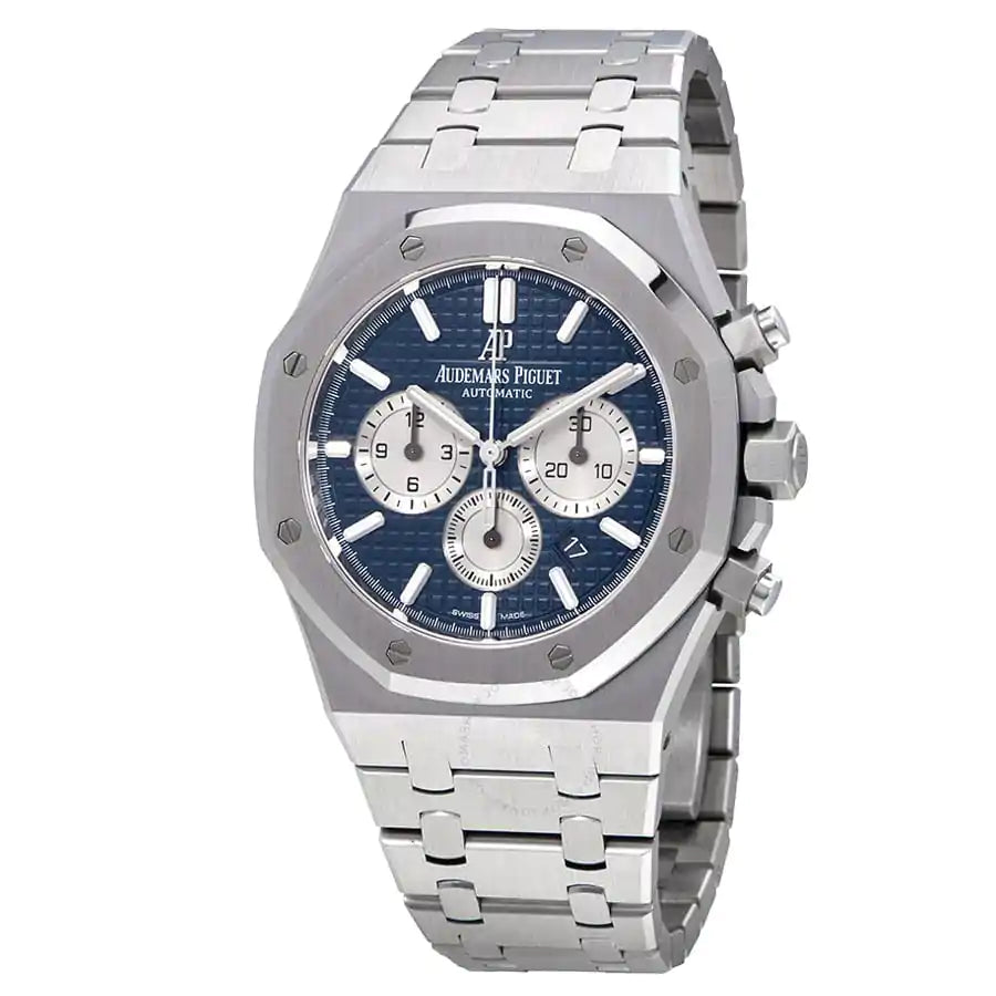 Audemars Piguet Royal Oak 41mm Blue Dial Stainless Steel Bracelet Men's Watch