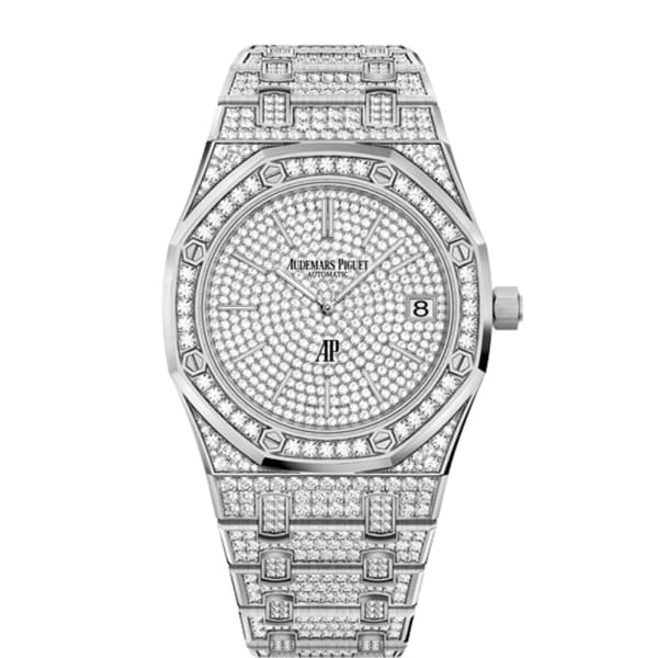 Audemars Piguet Royal Oak Jumbo Extra-thin 39mm, White gold, 15202BC.ZZ.1241BC.01
